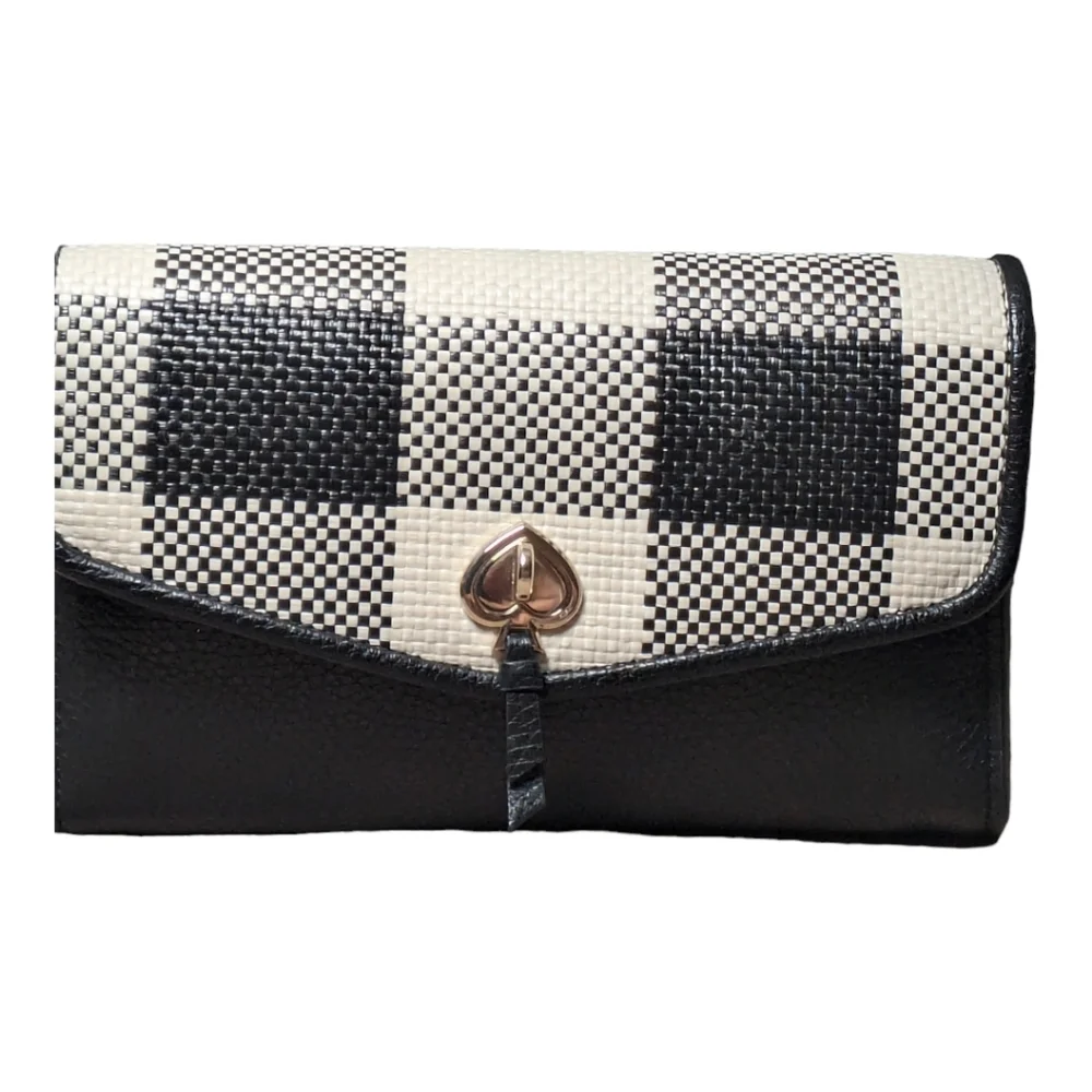 LIKE NEW Kate Spade Double Up Gingham Field Crossbody